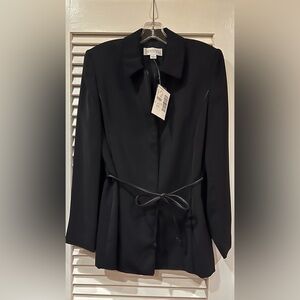 Black Blazer with Belt